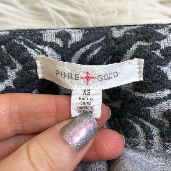 Anthropologie Pure + Good Jacquard Trimmed Legging - Picture 7 of 9